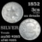 1852 3 Cent Silver 3cs Grades AU Details