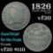 1826 Classic Head half cent 1/2c Grades vf, very fine