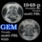 1948-p Franklin Half Dollar 50c Grades GEM FBL (fc)