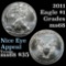 2011 Silver Eagle Dollar $1 Grades GEM+++ Unc