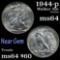 1944-p Walking Liberty Half Dollar 50c Grades Choice Unc