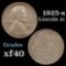 1925-s Lincoln Cent 1c Grades xf