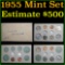 ***Auction Highlight*** Original 1955 United States Mint Set (fc)