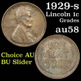 1929-s Lincoln Cent 1c Grades Choice AU/BU Slider