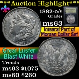 ***Auction Highlight*** 1882-o/s Morgan Dollar $1 Graded Select Unc by USCG (fc)