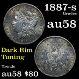 1887-s Morgan Dollar $1 Grades Choice AU/BU Slider