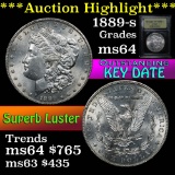 ***Auction Highlight*** 1889-s Morgan Dollar $1 Graded Choice Unc by USCG (fc)