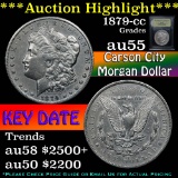 ***Auction Highlight*** 1879-cc Morgan Dollar $1 Graded Choice AU by USCG (fc)