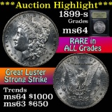 ***Auction Highlight*** 1899-s Morgan Dollar $1 Graded Choice Unc by USCG (fc)