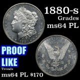 1880-s Morgan Dollar $1 Grades Choice Unc PL