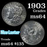 1903-p Morgan Dollar $1 Grades Choice Unc