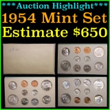 ***Auction Highlight*** Original 1954 United States Mint Set (fc)