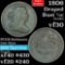 1806 Sm 6,no stems Draped Bust Half Cent 1/2c Grades vf++ (fc)