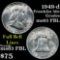 1949-d Franklin Half Dollar 50c Grades Select Unc FBL