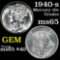 1940-s Mercury Dime 10c Grades GEM Unc