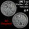 1917-p Walking Liberty Half Dollar 50c Grades g, good