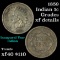 1859 Indian Cent 1c Grades xf details