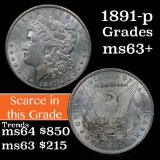 1891-p Morgan Dollar $1 Grades Select+ Unc (fc)