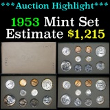***Auction Highlight*** Original 1953 United States Mint Set (fc)