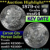 ***Auction Highlight*** 1879-cc Vam 5 Morgan Dollar $1 Graded Choice Unc By USCG (fc)