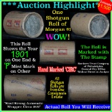 ***Auction Highlight*** Morgan dollar roll ends 1901 & 'p', Better than average circ (fc)
