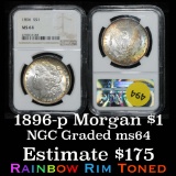 NGC 1896-p Morgan Dollar $1 Graded ms64 by NGC