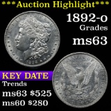 ***Auction Highlight*** 1892-o Morgan Dollar $1 Grades Select Unc (fc)