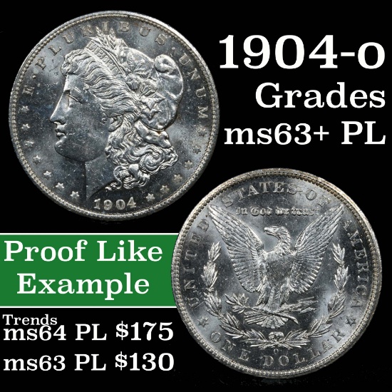 1904-o Morgan Dollar $1 Grades Select Unc+ PL