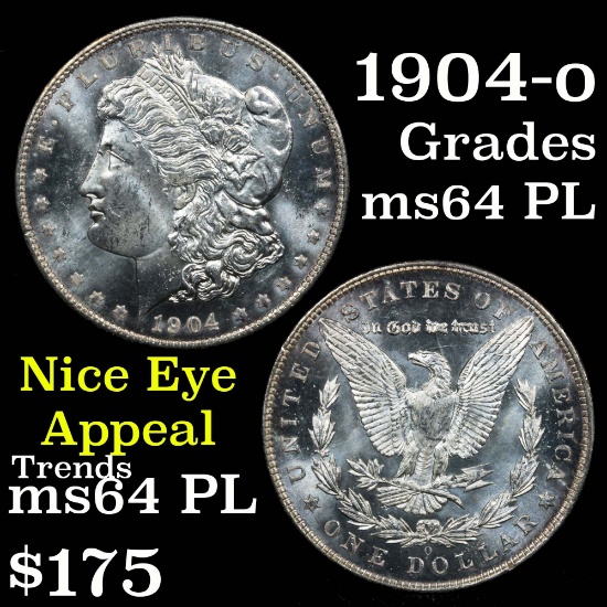 1904-o Morgan Dollar $1 Grades Choice Unc PL