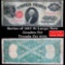 Series of 1917 $1 Legal Tender Note, Signatures of Tehee & Burke Grades f, fine
