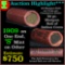 ***Auction Highlight*** Indian 1c Shotgun Roll, 1909 end, KEY date 's' mint on the other, Wow! (fc)