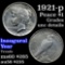 1921-p Peace Dollar $1 Grades Unc Details