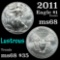 2011 Silver Eagle Dollar $1 Grades GEM+++ Unc