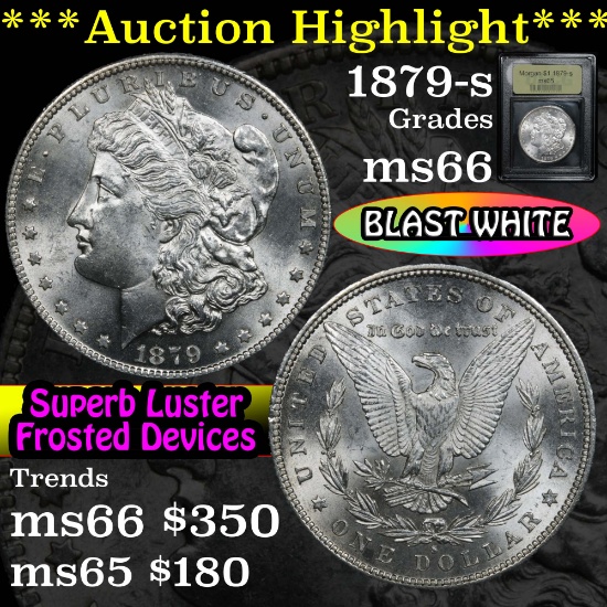 ***Auction Highlight*** 1879-s Morgan Dollar $1 Graded GEM+ Unc by USCG (fc)