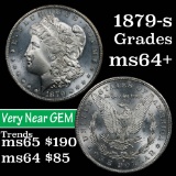 1879-s Morgan Dollar $1 Grades Choice+ Unc