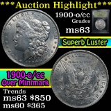 ***Auction Highlight*** 1900-o/cc Morgan Dollar $1 Graded Select Unc by USCG (fc)