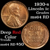 1930-s Lincoln Cent 1c Grades Choice Unc RD