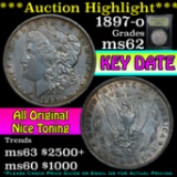 ***Auction Highlight*** 1897-o Morgan Dollar $1 Graded Select Unc by USCG (fc)