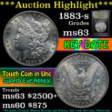 ***Auction Highlight*** 1883-s Morgan Dollar $1 Graded Select Unc by USCG (fc)