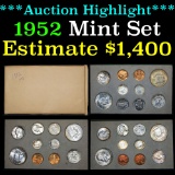 ***Auction Highlight*** Original 1952 United States Mint Set (fc)