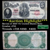 ***Auction Highlight*** Series of 1907 $5 