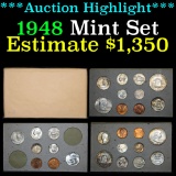 ***Auction Highlight*** Original 1948 United States Mint Set (fc)