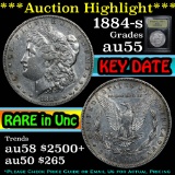 ***Auction Highlight*** 1884-s Morgan Dollar $1 Graded Choice AU by USCG (fc)