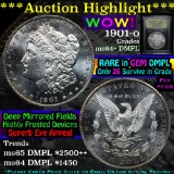 ***Auction Highlight*** 1901-o Morgan Dollar $1 Graded Choice Unc+ DMPL by USCG (fc)