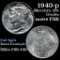 1940-p Mercury Dime 10c Grades Choice Unc FSB