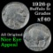 1926-p Buffalo Nickel 5c Grades xf