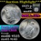 ***Auction Highlight*** 1925-p Peace Dollar $1 Graded GEM+ Unc By USCG (fc)