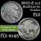 1913-d ty2 Buffalo Nickel 5c Grades f, fine