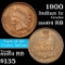 1900 Indian Cent 1c Grades Choice Unc RB