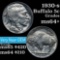 1930-s Buffalo Nickel 5c Grades Choice+ Unc (fc)